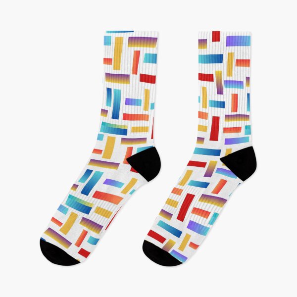 Item preview, Colourful Gradient Rectangle Mosaic Pattern – Retro Abstract Seamless On designed and sold by DesigntshirtWB.