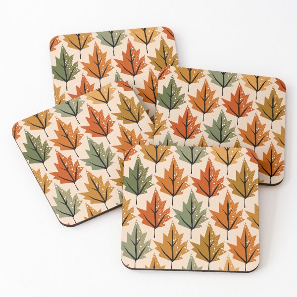Item preview, Abstract Autumn Leaves Pattern designed and sold by Farissa Designs.
