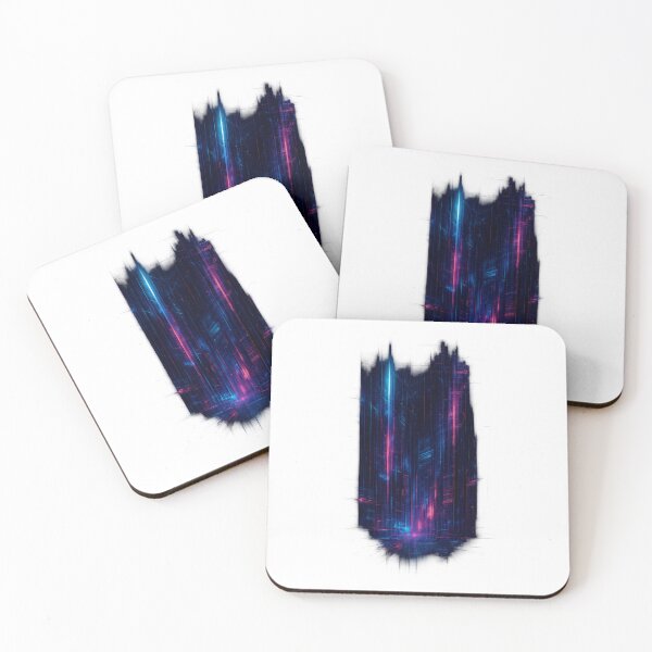 Item preview, Neon Echoes in the Digital City designed and sold by NoNoNaNa.