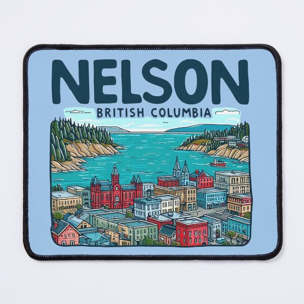 Item preview, Nelson BC Canada designed and sold by HowToCanadian.