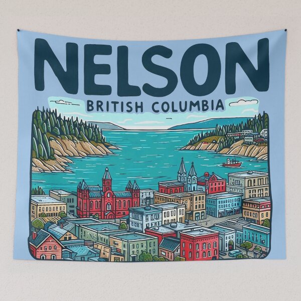 Item preview, Nelson BC Canada  designed and sold by HowToCanadian.
