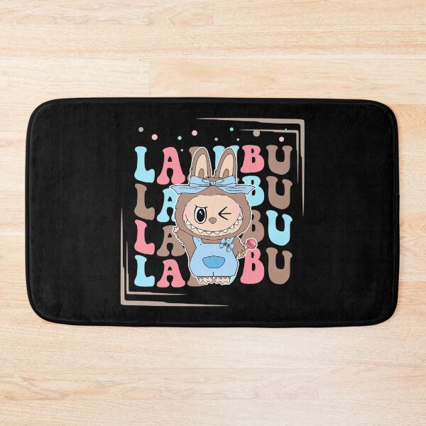 Item preview, Winking Labubu in Pastel Overalls with Lollipop designed and sold by lojadpop.