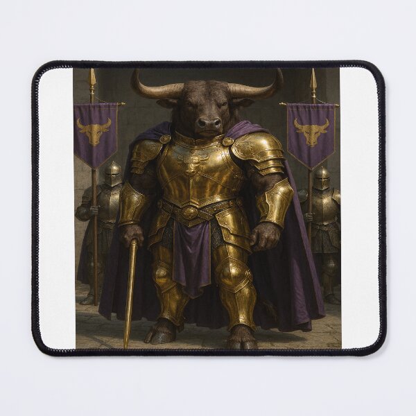 Item preview, Minotaur king royal purple designed and sold by OsscaShop.