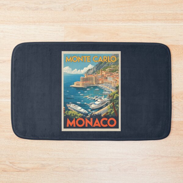 Item preview, A Vintage Travel Illustration of Monte Carlo - Monaco  designed and sold by GoodOldVintage.