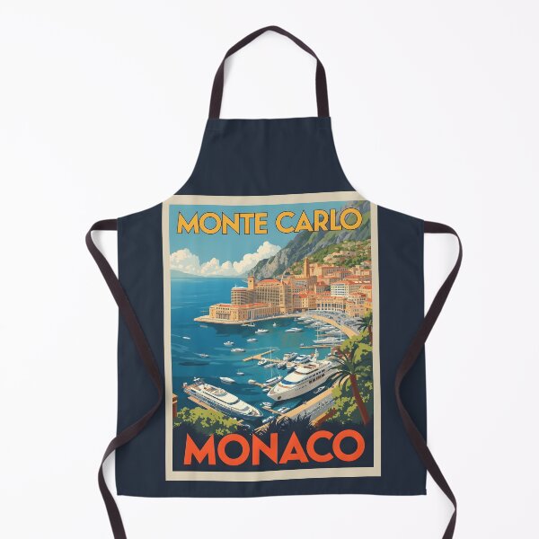 Item preview, A Vintage Travel Illustration of Monte Carlo - Monaco designed and sold by GoodOldVintage.