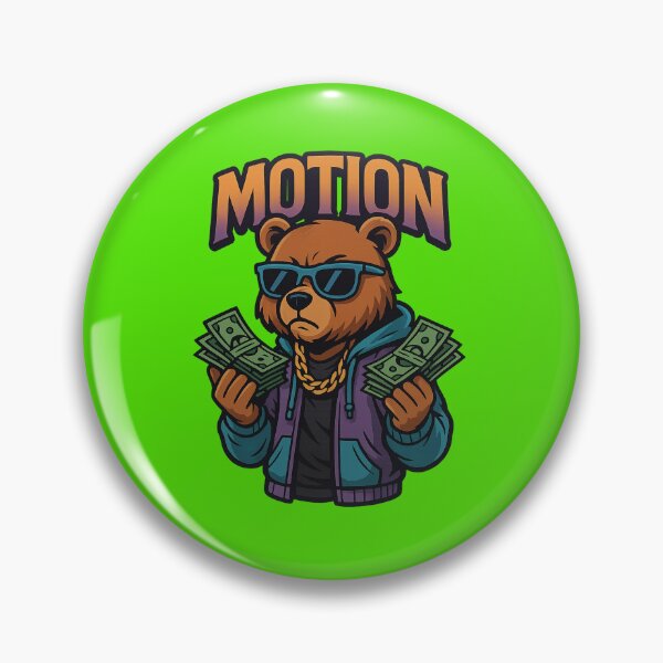Item preview, Motion Money Flexing Bear  designed and sold by CortsideGoods.