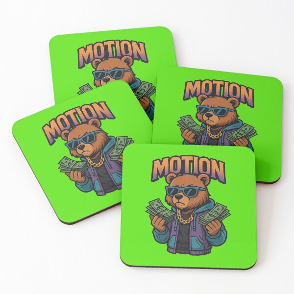 Item preview, Motion Money Flexing Bear  designed and sold by CortsideGoods.