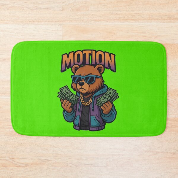 Item preview, Motion Money Flexing Bear  designed and sold by CortsideGoods.