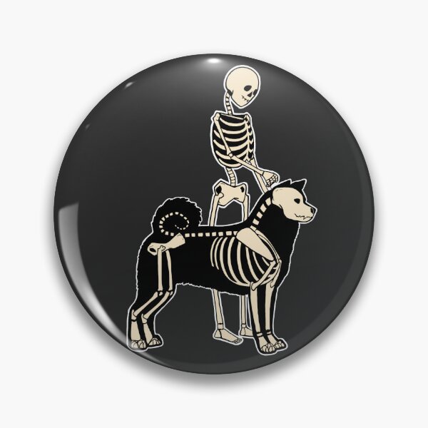 Item preview, Skeleton Dog Handler - Akita  designed and sold by Spinyflowerart.