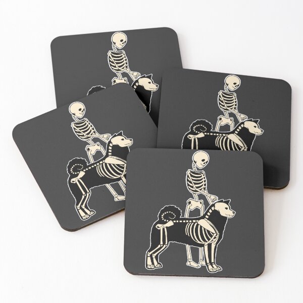 Item preview, Skeleton Dog Handler - Akita  designed and sold by Spinyflowerart.