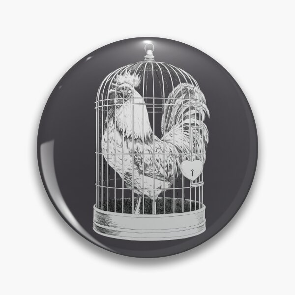 Item preview, Rooster in a cage  designed and sold by Lyxy.