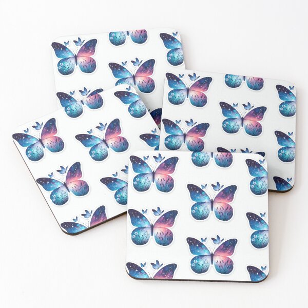 Item preview, butterfly in blue tones metamorphosis designed and sold by blondie.simmer.
