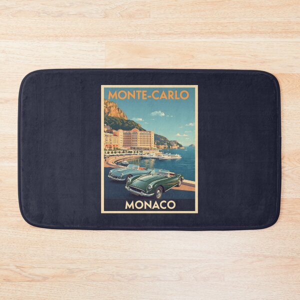 Item preview, A Vintage Travel Illustration of Monte Carlo - Monaco  designed and sold by GoodOldVintage.
