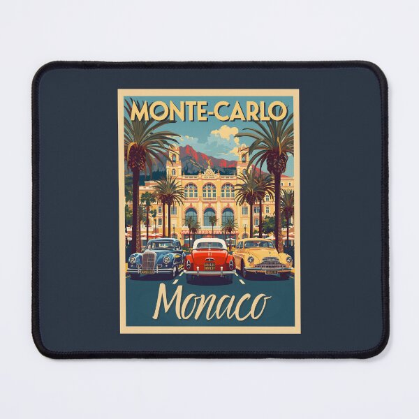 Item preview, A Vintage Travel Illustration of Monte Carlo - Monaco  designed and sold by GoodOldVintage.