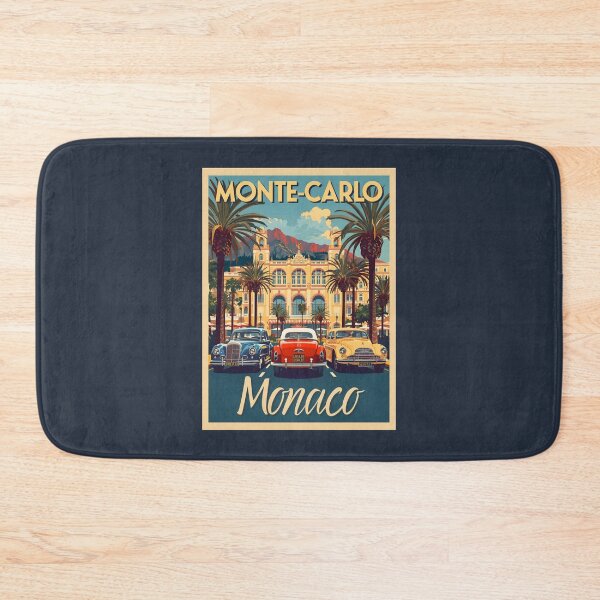 Item preview, A Vintage Travel Illustration of Monte Carlo - Monaco  designed and sold by GoodOldVintage.