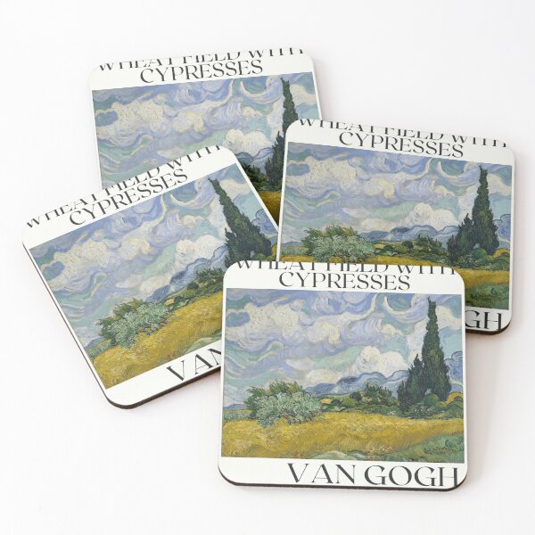 Item preview, Wheat Fields With Cypresses by Van Gogh designed and sold by Syd-ah.