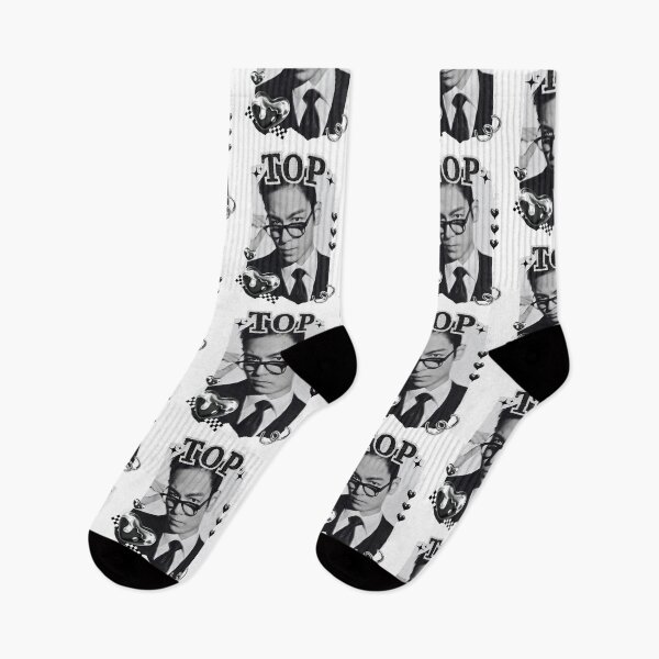 Item preview, TOP Choi Seung-hyun Korean Actor Black and White Collage Design designed and sold by AJUNICE STUDIO.