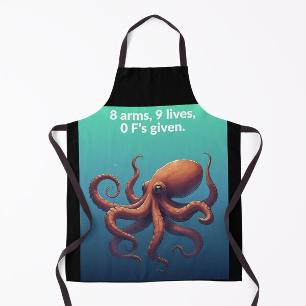 Item preview, 8 arms, 9 lives, … designed and sold by Animals-Tees.