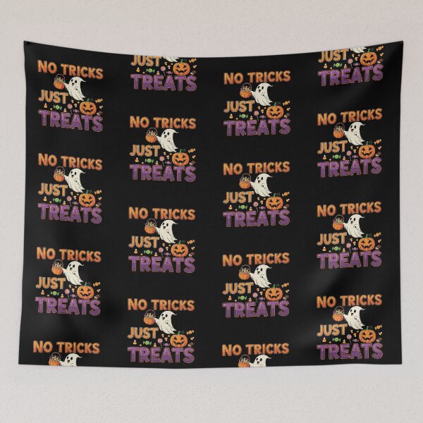 Item preview,  No Tricks Just Treats - Halloween Design designed and sold by DMNindustries.