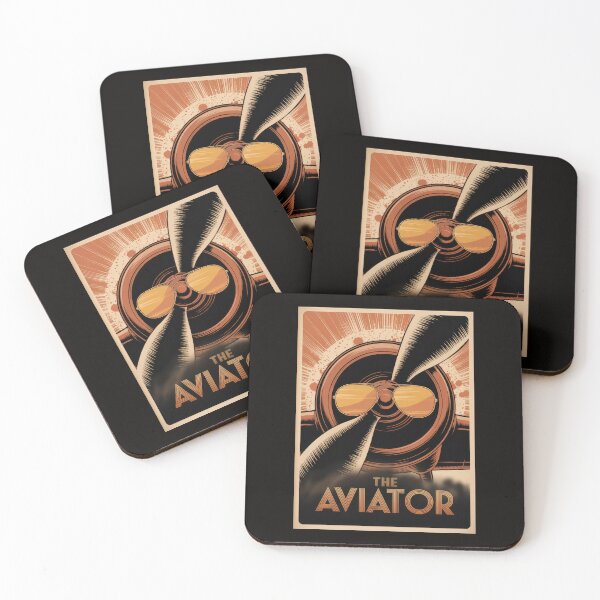 Item preview, The Aviator Minimalist Fan Art Poster designed and sold by Enea Kelo.