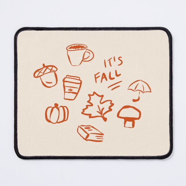 Item preview, It's fall! Orange wonky fall/autumn pattern  designed and sold by loulou-artifex.