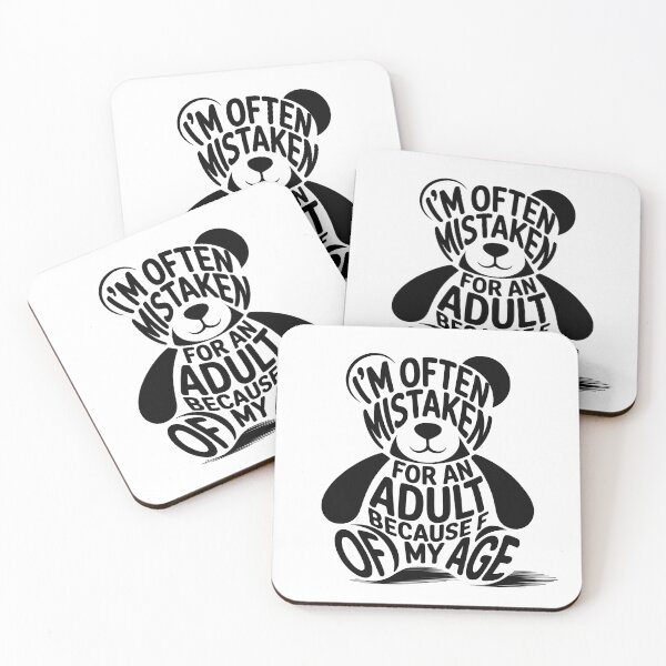 Item preview, Mistaken for an Adult - "Grow Up Never" Club designed and sold by KaurisDigital.