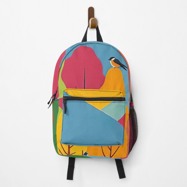 Item preview, Colourful landscape with a bird designed and sold by SpeckAndLook.