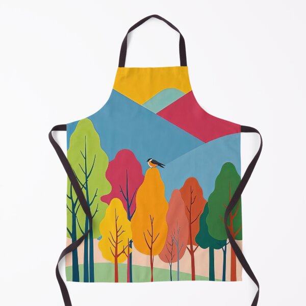 Item preview, Colourful landscape with a bird designed and sold by SpeckAndLook.