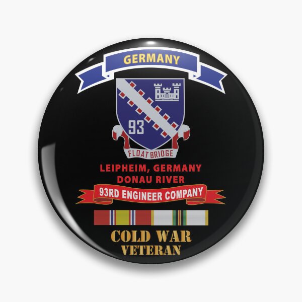 Item preview, Army - 93rd Engineer Company - Germany Tab- Ribbon COLD WAR Vet X 300 designed and sold by Military Insignia Products.