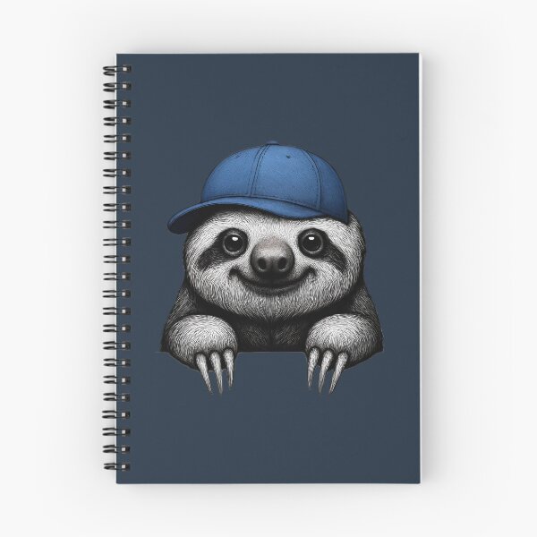Item preview, Chill Sloth in Blue Cap – Cute Animal  designed and sold by SkyTastic.