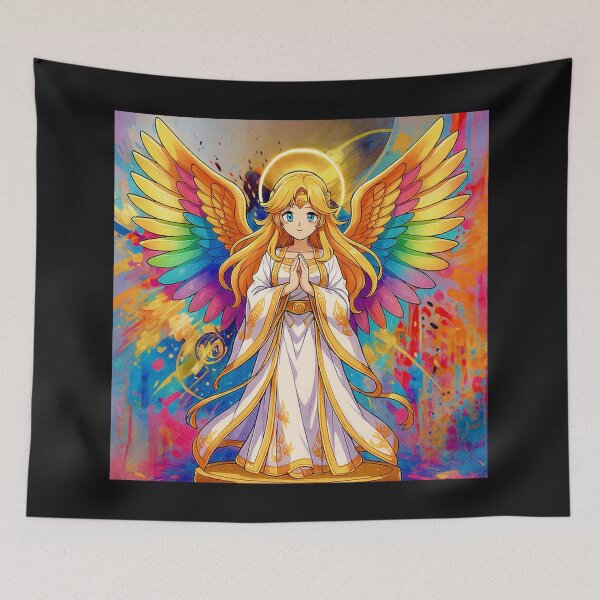 Item preview, Pop Art Golden Colorful Angel #1 designed and sold by Helios Be. Lavsh.