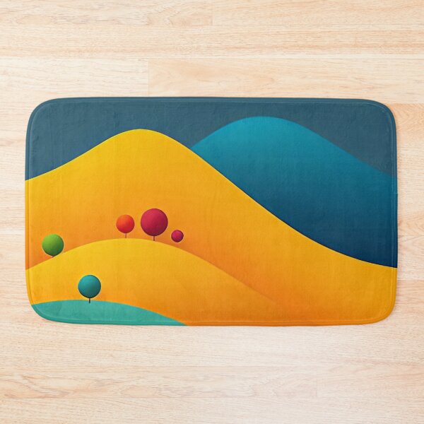 Item preview, Minimalistic hills with trees designed and sold by SpeckAndLook.
