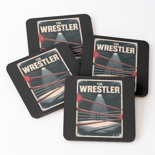 Item preview, The Wrestler Aronofsky Film Minimalist Fan Art Poster designed and sold by Enea Kelo.
