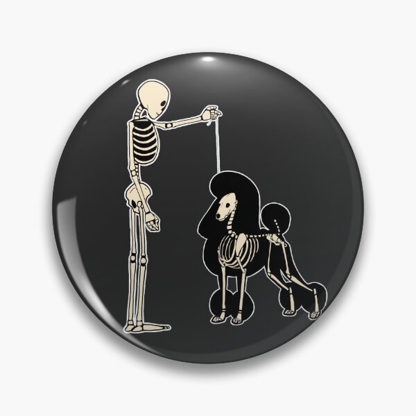 Item preview, Skeleton Dog Handler - Standard Poodle designed and sold by Spinyflowerart.