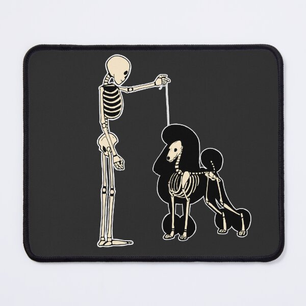 Item preview, Skeleton Dog Handler - Standard Poodle designed and sold by Spinyflowerart.