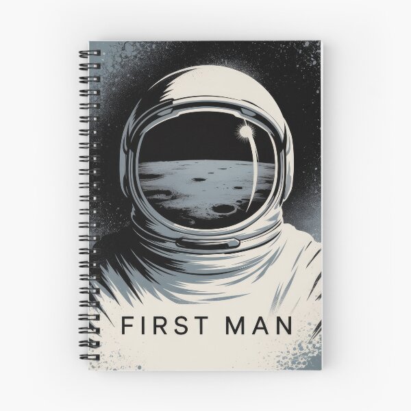 Item preview, First Man Minimalist Fan Art Poster designed and sold by Enea Kelo.