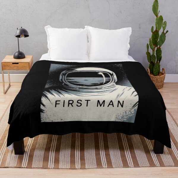 Item preview, First Man Minimalist Fan Art Poster designed and sold by Enea Kelo.