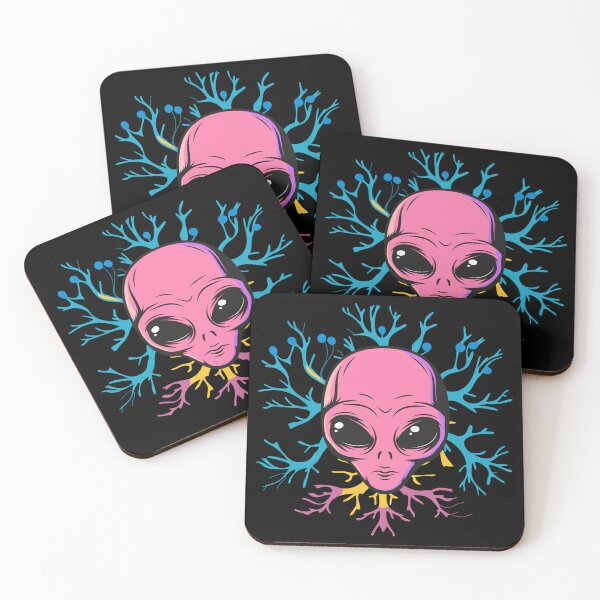 Item preview, Alien Virus pink purple blue turquoise designed and sold by toycruisers_merch-butze.