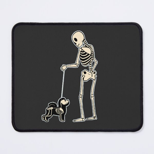 Item preview, Skeleton Dog Handler - Bichon Frise designed and sold by Spinyflowerart.