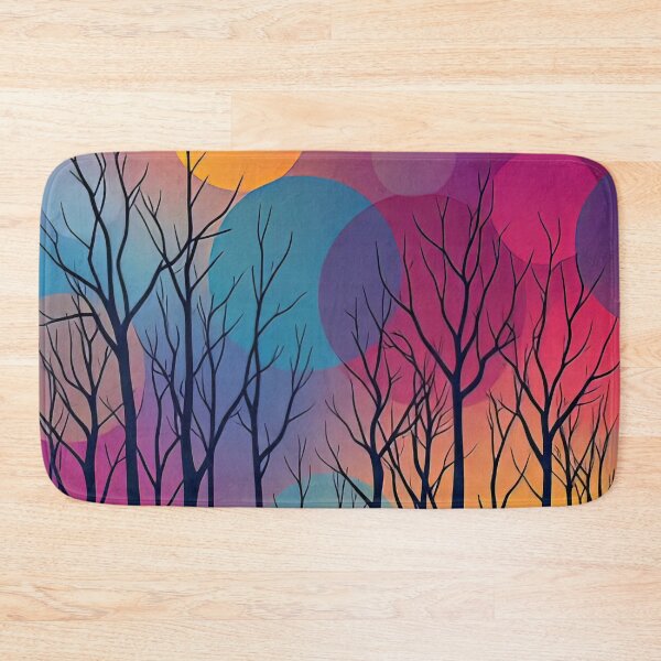 Item preview, Colourful night in a forest designed and sold by SpeckAndLook.