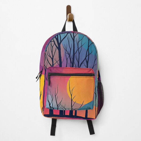 Item preview, Colourful night in a forest designed and sold by SpeckAndLook.