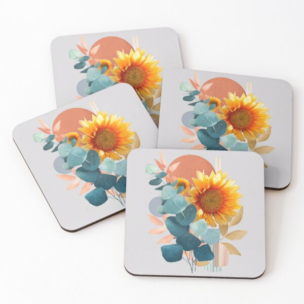 Item preview, Sunflower and Eucalyptus Abstract  designed and sold by scicilysimonee.