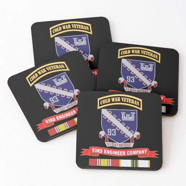 Item preview, Army - 93rd Engineer Company - Ribbon COLD WAR Vet Tab X 300 designed and sold by Military Insignia Products.