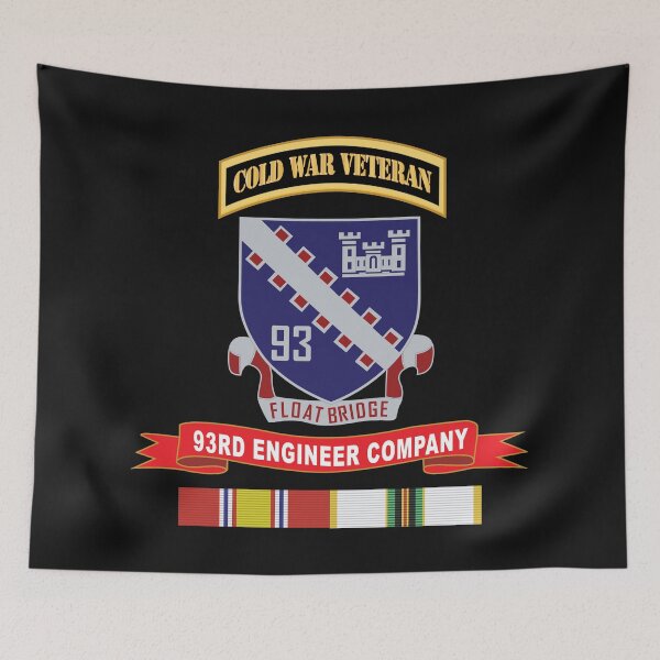 Item preview, Army - 93rd Engineer Company - Ribbon COLD WAR Vet Tab X 300 designed and sold by Military Insignia Products.