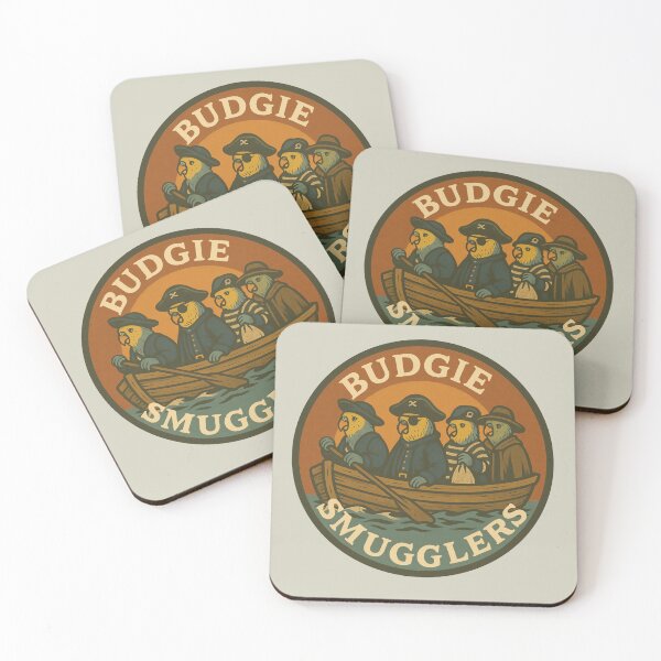Item preview, Budgie Smugglers – Funny Retro Bird Pun designed and sold by hangmeart.