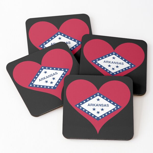 Item preview, Arkansas Heart Flag designed and sold by NTGUILTY.
