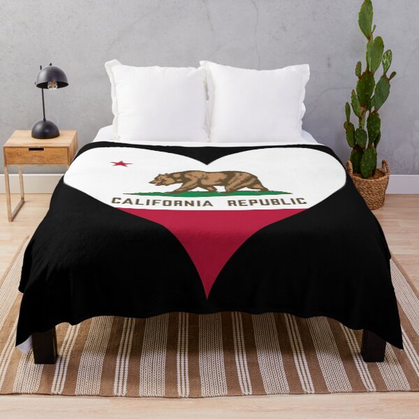 Item preview, California Heart Flag designed and sold by NTGUILTY.