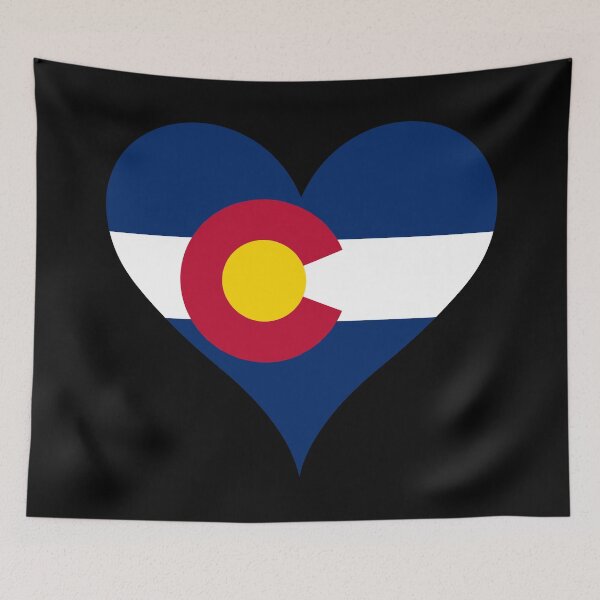 Item preview, Colorado Heart Flag designed and sold by NTGUILTY.