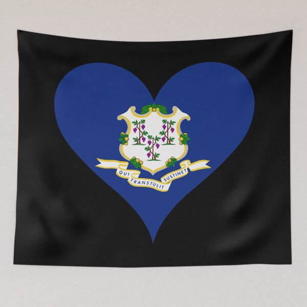 Item preview, Connecticut Heart Flag designed and sold by NTGUILTY.