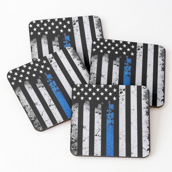 Item preview, Thin Blue Line - Distressed Flag designed and sold by Casivity.